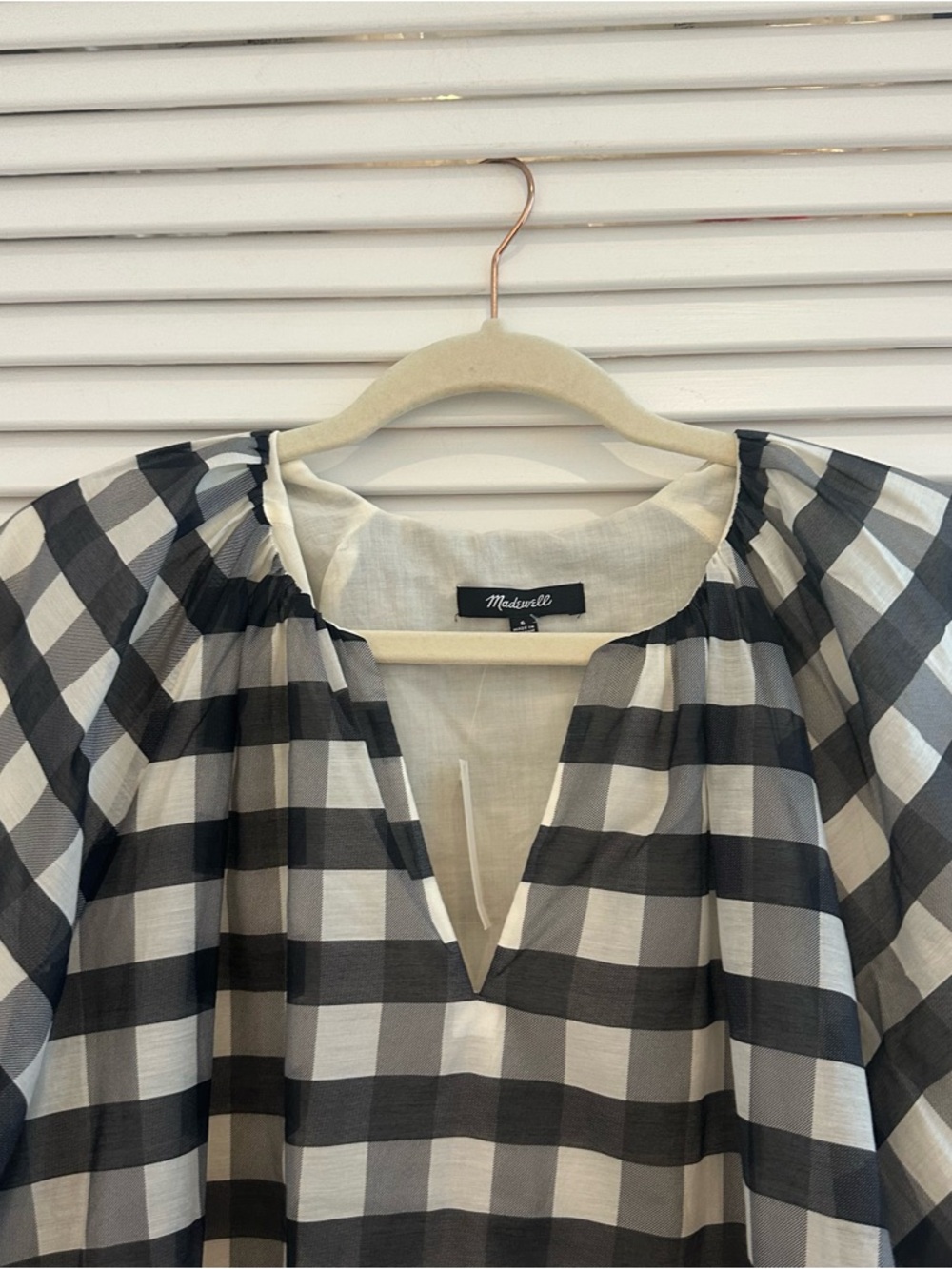 NWT Madewell Bubble-Sleeve Top - Picture 3 of 10